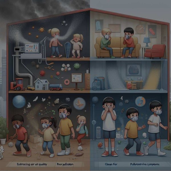 How Does Enhancing Indoor Air Quality Reduce Asthma Symptoms in Children?