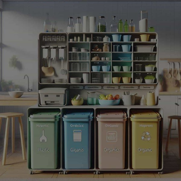How to Design a Compact and Hygienic Waste Sorting Station at Home?